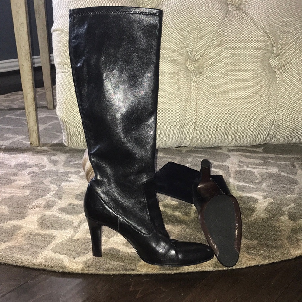 Cole Haan Leather pull on boots